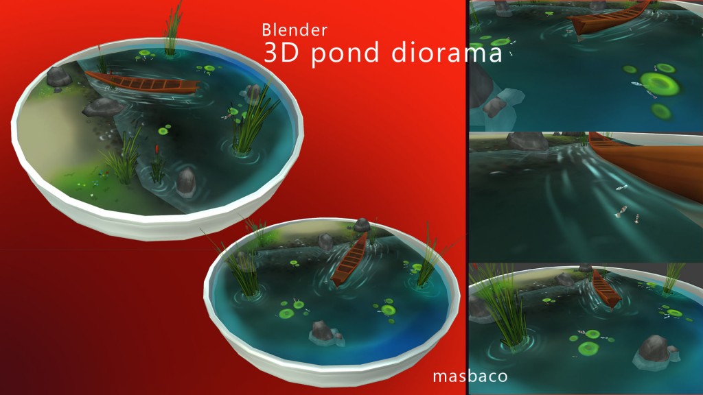 mini diorama pond preview image 1